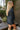 Lena Dark Denim Pleated Flare Long Sleeve Top- frontal back side view