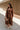 Adeline Brown Long Sleeve Midi Dress - full body frontal side view