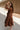 Adeline Brown Long Sleeve Midi Dress - full body side view