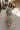 Lexi Green & Cream Floral Midi Dress - full body frontal/side view