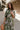 Lexi Green & Cream Floral Midi Dress - upper body front view