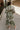 Lexi Green & Cream Floral Midi Dress - full body back view