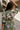 Lexi Green & Cream Floral Midi Dress - upper body back view