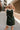 Brenna Greem & Cream Sleeveless Mini Dress -back view