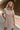 Carrie Brown & Cream Striped Mini Dress - front