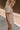 Carrie Brown & Cream Striped Mini Dress - close up side view