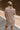 Carrie Brown & Cream Striped Mini Dress - back view