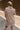 Carrie Brown & Cream Striped Mini Dress - back view