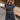 Rachelle Blue Twill Suede Contrast Mini Dress - front view