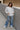 Ellie Heather Grey Pullover Sweatshirt - full body front view