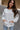 Ellie Heather Grey Pullover Sweatshirt - close front view