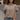 Angelina Taupe Mock Neck Top - front view 