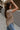 Angelina Taupe Mock Neck Top - side