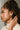 Mallory Double Gold Hoop Earrings - side view on model