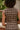 Amelia Brown Plaid Split-Hem Vest - back view
