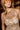 Tiana Brown Floral Mesh Bodysuit - close up front view