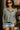 Aurora Grey Ruffle Long Sleeve Cardigan- close front view