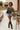 Candice Black Polka Dot Off-The-Shoulder Mesh Top- full body view