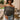 Candice Black Polka Dot Off-The-Shoulder Mesh Top- front view