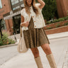 Bristol Cream Button-Up Sleeveless Sweater - full body front view