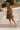 Kennedy Leopard Denim Flared Mini Dress - full body front view