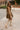 Kennedy Leopard Denim Flared Mini Dress - full body back view