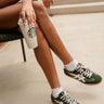 Shu Shop Sasha Green Suede Sneaker- right side view