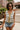 Remi Cream Multi Striped Tie-Front Vest - front view