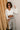 Norah White Denim Long Sleeve Top- front top view