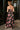 Scarlet Black Multi Floral Satin Midi Dress- back view