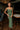 Destiny Green Mesh Midi Dress- full view
