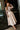 Kyra Cream Flare Midi Skirt- full body view