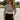 Danielle Black & White Stripe Cardigan- front view