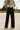 Colette Black Wide Leg Jeans- front top view