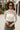 Margo Cream Lace Ruched Bodysuit- close up top view