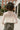 Margo Cream Lace Ruched Bodysuit- back view