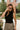 Lylah Black & Cream Ruffle Tank- top side view