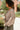 Sierra Brown Stripe Front Ties Top- close up side view