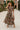 Emelia Brown Multi Floral Maxi Dress- front full view