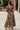 Emelia Brown Multi Floral Maxi Dress- close up back view