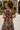 Emelia Brown Multi Floral Maxi Dress- close up top back view