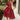 Estella Deep Rust Eyelet Zip-Up Midi Dress- full body view