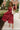 Estella Deep Rust Eyelet Zip-Up Midi Dress- front full view