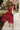 Estella Deep Rust Eyelet Zip-Up Midi Dress- front full view