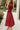 Estella Deep Rust Eyelet Zip-Up Midi Dress- full side view