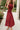 Estella Deep Rust Eyelet Zip-Up Midi Dress- full side view