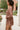 Jordan Mocha Brown Long Sleeve Romper- full side view