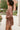 Jordan Mocha Brown Long Sleeve Romper- full side view