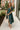 Estella Teal Eyelet Zip-Up Midi Dress- full body view