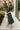 Estella Teal Eyelet Zip-Up Midi Dress- frontal side view